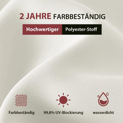 Sekey 180 x 130 cm Balkonschirm Rechteckig, Sonnenschutz UV50+