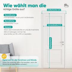Sekey Magnetisches Fliegengitter für Balkontür – Ohne Bohren, Katzensicher & Reißfest, Insektenschutz mit Klettverschluss & Extra Breitem Klebeband Sekey