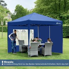 Sekey 3×3m Seitenwand für Pavillon, 2er Set, mit Reißverschlussv und Fenster Sekey