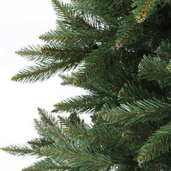 Salcar Künstlicher Weihnachtsbaum mit Holzständer, 150/180/210 cm, Realistischer PVC Christbaum, Pflegeleicht & Hochwertige Weihnachtsdekoration für Innenräume