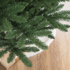 Salcar Künstlicher Weihnachtsbaum aus 100% PVC – Naturgetreuer Tannenbaum mit dichtem Nadelkleid, stabilem Standfuß & Handschuhen – Wiederverwendbar, Sicher & Umweltfreundlich