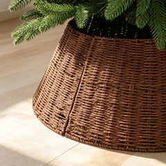 Salcar Weihnachtsbaumkorb aus Papierkordel – Braun, 40/60 cm oder 50/68 cm
