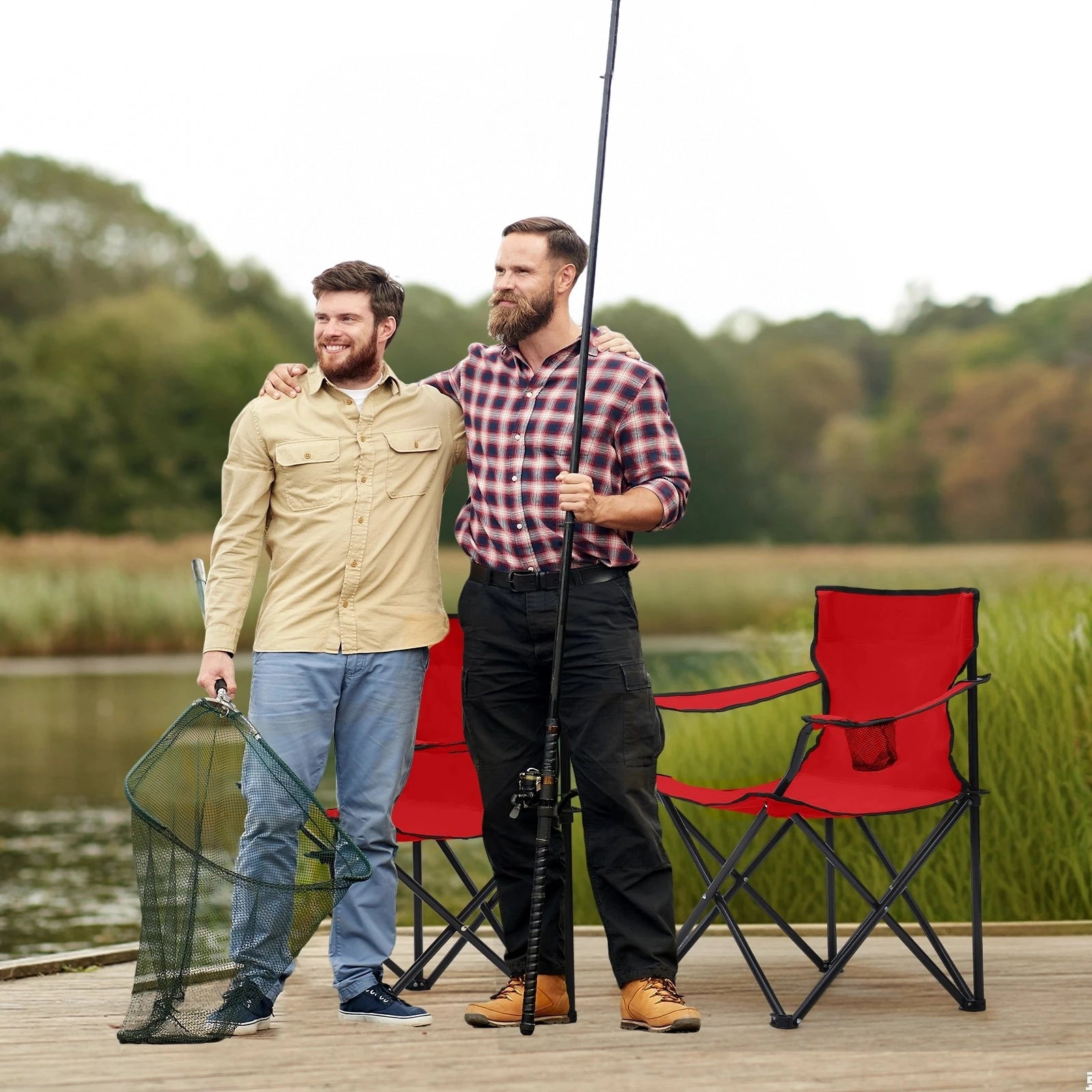 Sunula faltbarer Campingstuhl, ultraleicht, 1,65 kg, mit Getränkehalter, Tragetasche, kompakt klappbar, ideal für Camping, Garten und Ausflüge Sekey