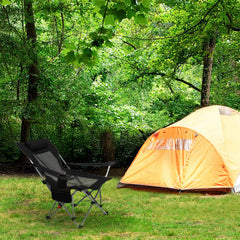Sunula Klappbarer Campingstuhl, Liegestuhl 2-in-1, Belastbar bis 100 kg, Abnehmbare Fußablage, Getränkehalter, Tragetasche, Leicht, Verstellbare Rückenlehne, Für Angeln, Strand, Camping, Garten, Outdoor Sekey