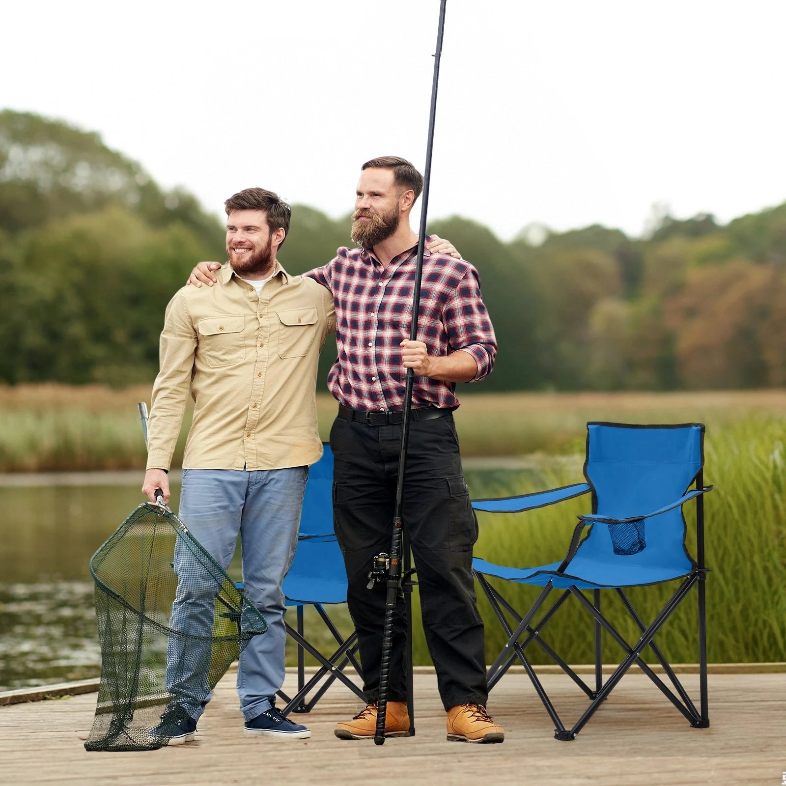 Sunula faltbarer Campingstuhl, ultraleicht, 1,65 kg, mit Getränkehalter, Tragetasche, kompakt klappbar, ideal für Camping, Garten und Ausflüge Sekey