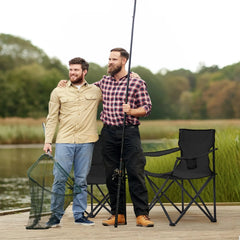 Sunula faltbarer Campingstuhl, ultraleicht, 1,65 kg, mit Getränkehalter, Tragetasche, kompakt klappbar, ideal für Camping, Garten und Ausflüge Sekey