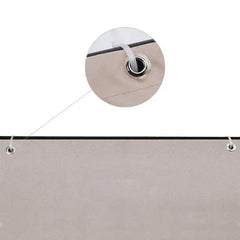 Sekey Balkon Sichtschutz aus 100% Polyester, Taupe Sekey