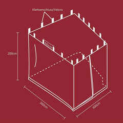Sekey Moskitonetz für 300 x 300 cm Pavillon Sekey