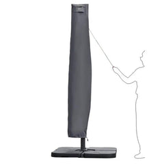 Sekey 260 x 40/70/50 cm Schutzhülle für 300 cm Ampelschirm, aus Oxford-Gewebe Sekey