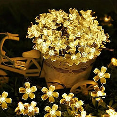 Salcar 5 m LED Solar Blüten Lichterkette, 20 LEDs Salcar