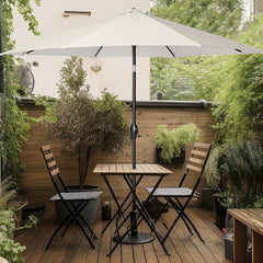 Sekey Alu Sonnenschirm mit UV-Schutz 50+ – Windfester Gartenschirm mit Kurbel für Balkon, Terrasse & Garten