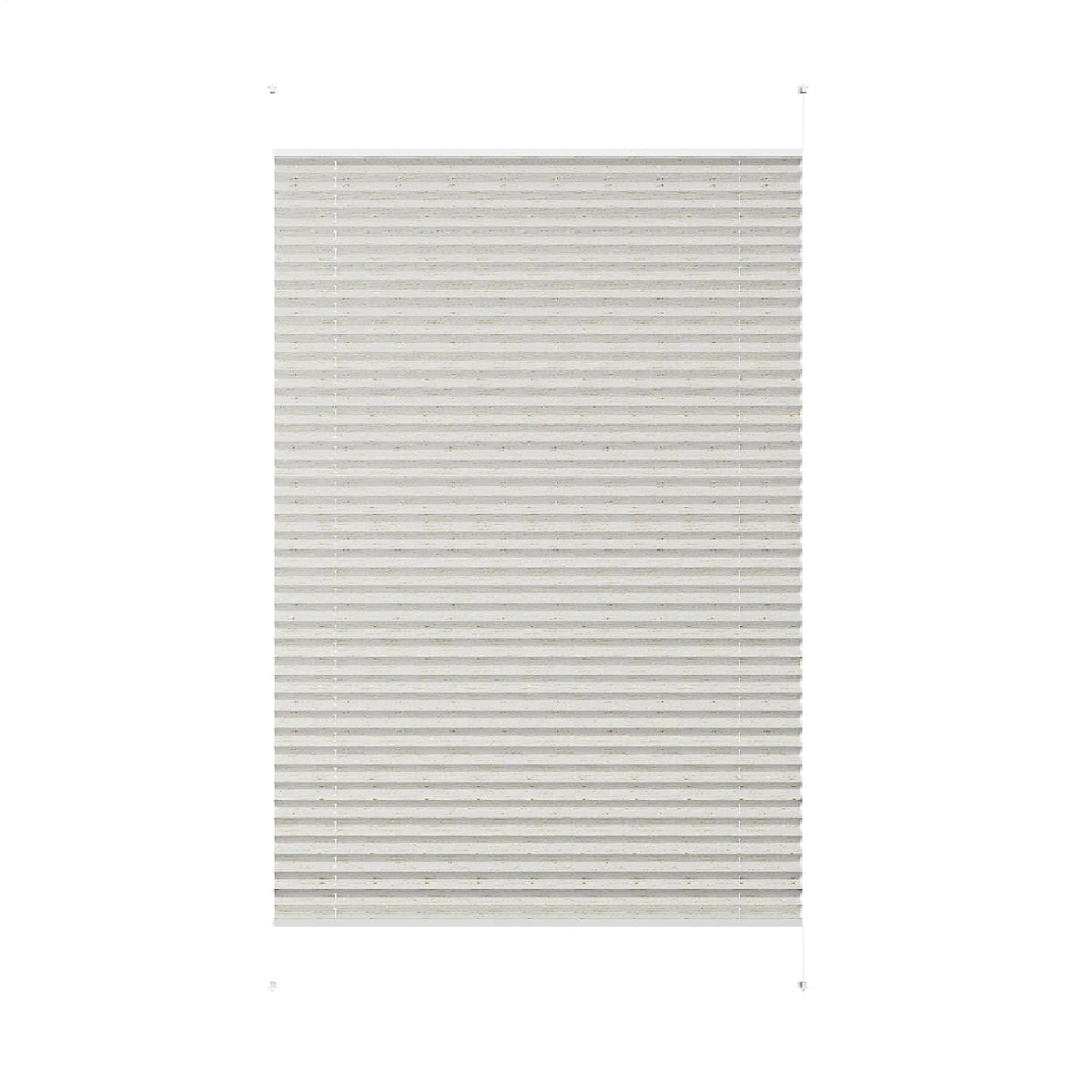 Sekey Plissee ohne Bohren in Beige mit Leinenstruktur Blickdichtes Sonnenschutzrollo, Klemmfix & verspannt