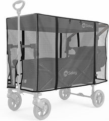 Sekey Fliegennetz für Bollerwagen mit Dach – Universelles Moskitonetz 60×75×110 cm, Insektenschutz für Kinderwagen & Handwagen, 1 mm feinmaschig, atmungsaktiv & faltbar für SS5050/SS8080