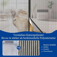 Sekey Kratzfest Magnet Fliegengitter Tür aus Polyester, Schwarz Sekey