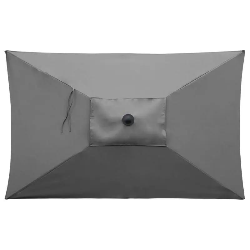 Sekey 210 x 140 cm Alu Sonnenschirm mit Kurbel, Sonnenschutz UV50+ Sekey