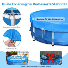 Sekey Poolabdeckung  aus 420D Oxford, Blau Sekey