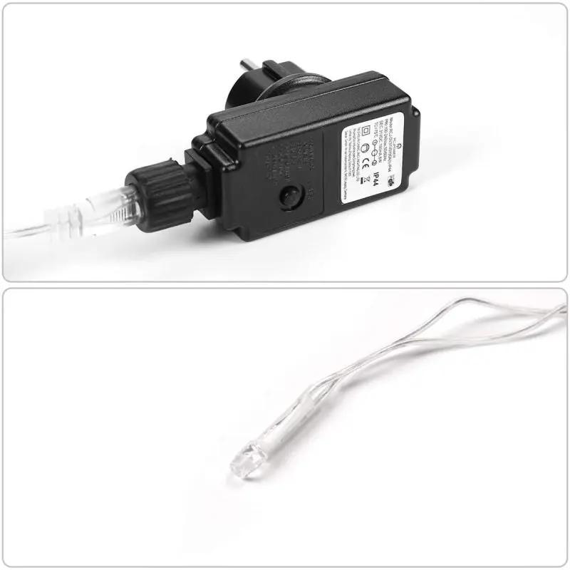 Salcar 2m/ 5m / 10m LED Eisregen Lichterkette, 80 /200 / 400 LEDs Salcar