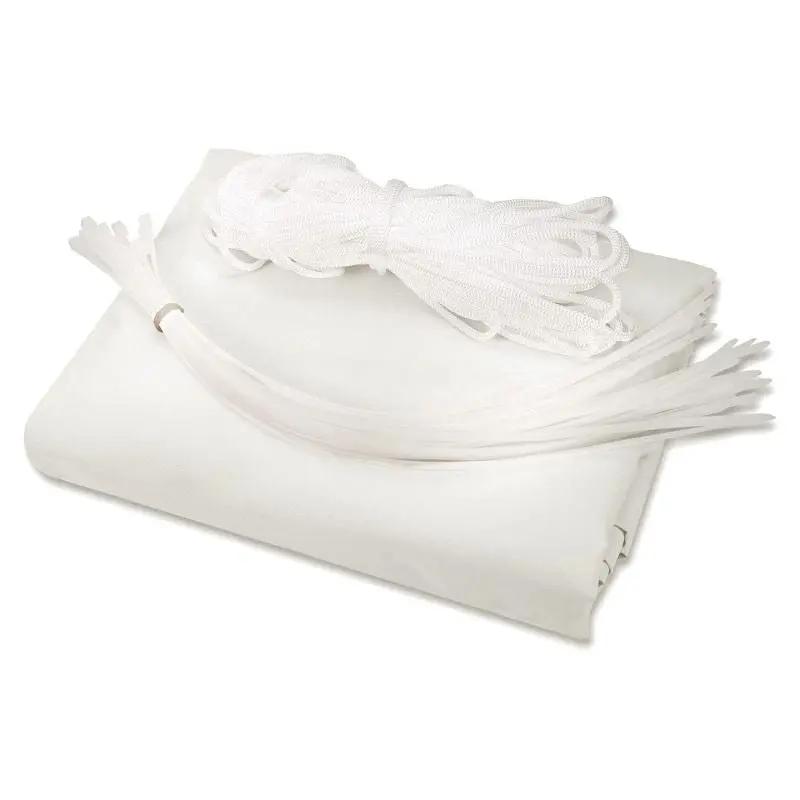 Sekey Balkon Sichtschutz aus 100% Polyester, Weiß Sekey