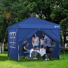 Sekey 3x3 m Faltpavillon mit 4 Seitenteilen