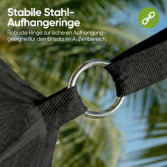Sekey Moskitonetz Pavillon Schwarz 3,5×2,5×2,5 m – Großes Fliegennetz für Pergola & Terrasse, Robuster Mückenschutz Garten Outdoor mit Zubehör