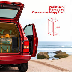 Sunula Faltbarer Bollerwagen 3026 mit Allwetterrädern, 300 L Volumen, 149 kg Tragkraft – Robuster Transportwagen für Strand, Camping, Garten & Einkauf SEKEYMALL