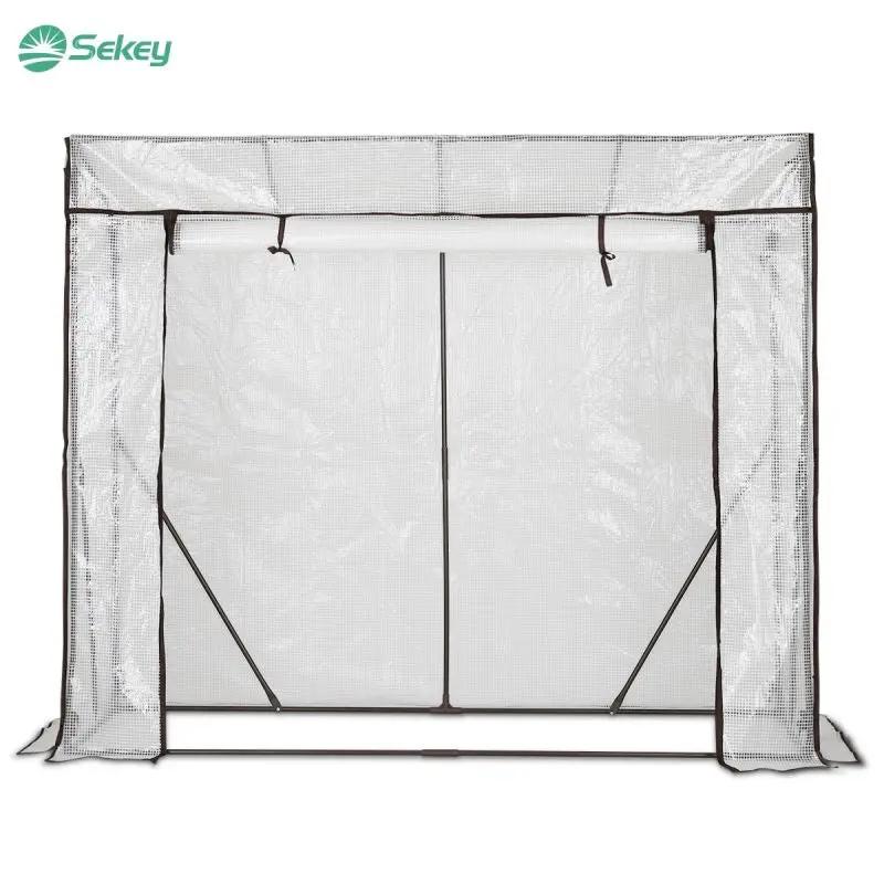Sekey Foliengewächshaus mit Schrägdach, 200 cm x 77 cm x 146/169 cm Sekey