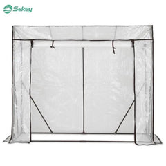 Sekey Foliengewächshaus mit Schrägdach, 200 cm x 77 cm x 146/169 cm Sekey