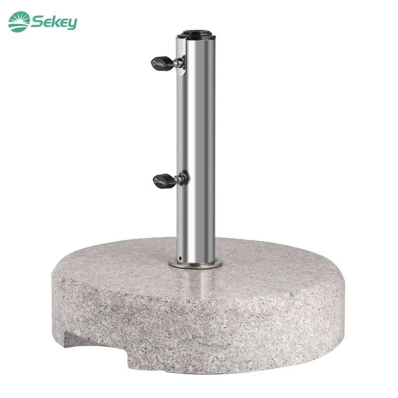 Sekey 25 kg Granit Sonnenschirmständer, für Schirmstock Ø 22 - 38 mm Sekey