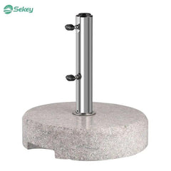 Sekey 25 kg Granit Sonnenschirmständer, für Schirmstock Ø 22 - 38 mm Sekey