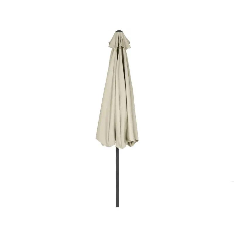 Sekey 270 cm Halbrund Sonnenschirm mit Kurbel, Sonnenschutz UV50+ Sekey