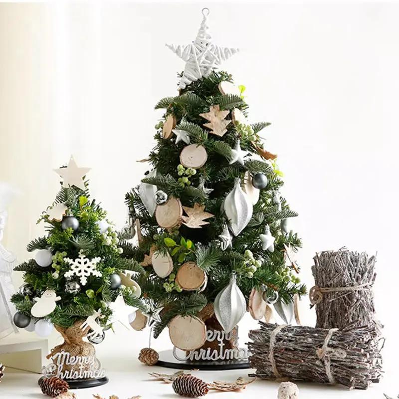 Salcar 60/90cm Künstlicher Weihnachtsbaum Klein mit Christbaumständer, Nordmanntanne, mit 70/110 Spitzen Salcar