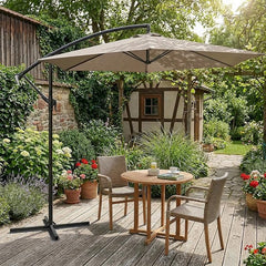 Sekey 300 cm cantilever umbrella, sun protection UV50+