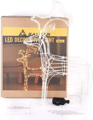 Salcar 60 cm LED Rentier Weihnachtsbeleuchtung, 140 LEDs Salcar