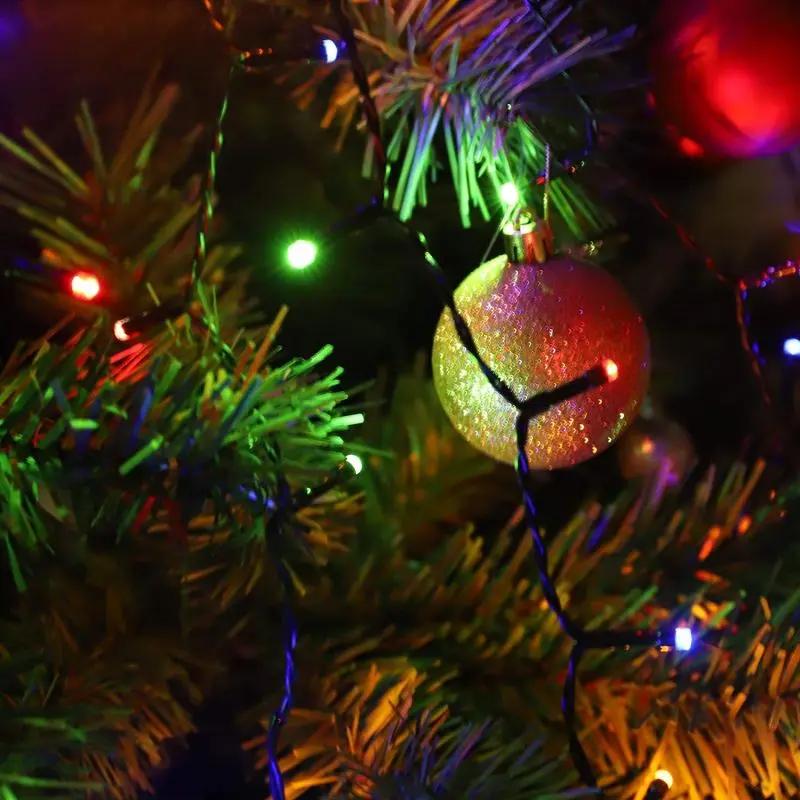 Salcar 3 m LED Lichterkette für Weihnachtsbaum, mit 10 Strängen, 350 LEDs, 31V GS-zertifizierte Stromversorgung Salcar