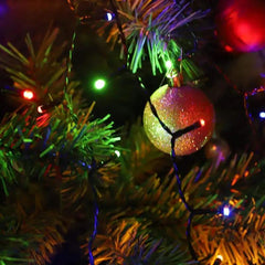 Salcar 3 m LED Lichterkette für Weihnachtsbaum, mit 10 Strängen, 350 LEDs, 31V GS-zertifizierte Stromversorgung Salcar