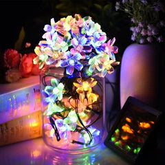 Salcar 5 m LED Solar Blüten Lichterkette, 20 LEDs Salcar