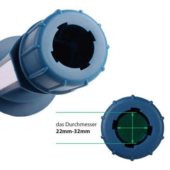 Sekey 22 mm - 32 mm Bodenhülse für Sonnenschirm, mit klappbaren Griffen und Aufhängehaken Sekey