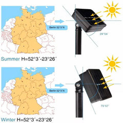 Salcar 5 m LED Solar Blüten Lichterkette, 20 LEDs Salcar