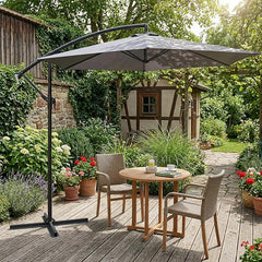 Sekey 300 cm cantilever umbrella, sun protection UV50+