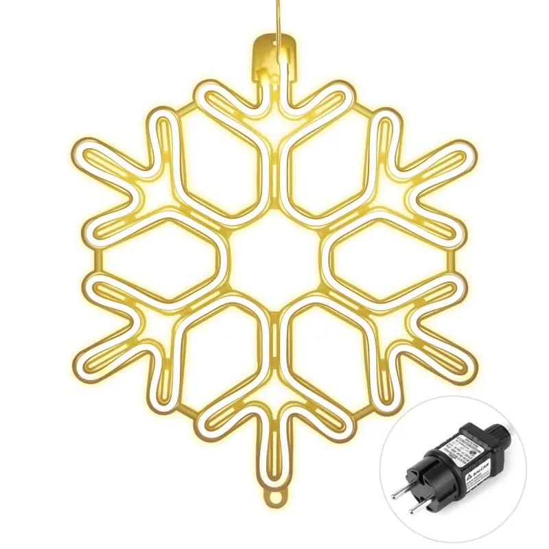 Salcar 40 cm LED Schneeflocke Neonlicht Salcar