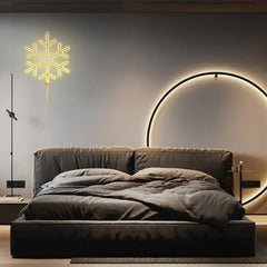 Salcar 40 cm LED Schneeflocke Neonlicht Salcar