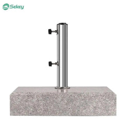 Sekey 25 kg Granit Sonnenschirmständer für Halbrund Sonnenschirm Sekey