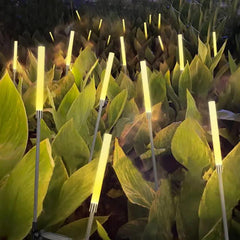 Salcar 2er Set LED Solar Gartenleuchte mit Blasen-Säulen Salcar