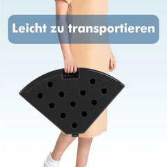 Sekey 4-teilig Schirmgewicht für Ampelschirm, befüllbar bis 76 kg Sekey