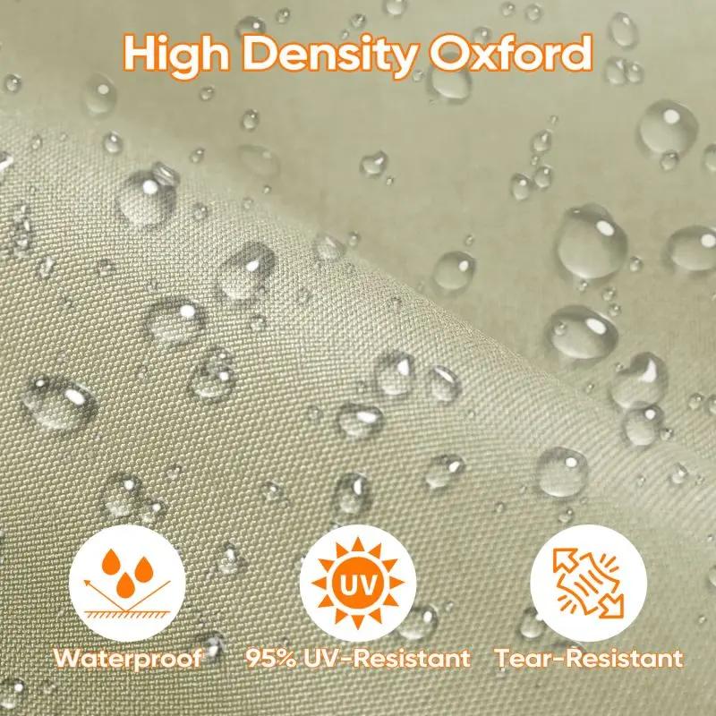 Sekey Balkon Sichtschutz aus Oxford-Gewebe, Taupe Sekey
