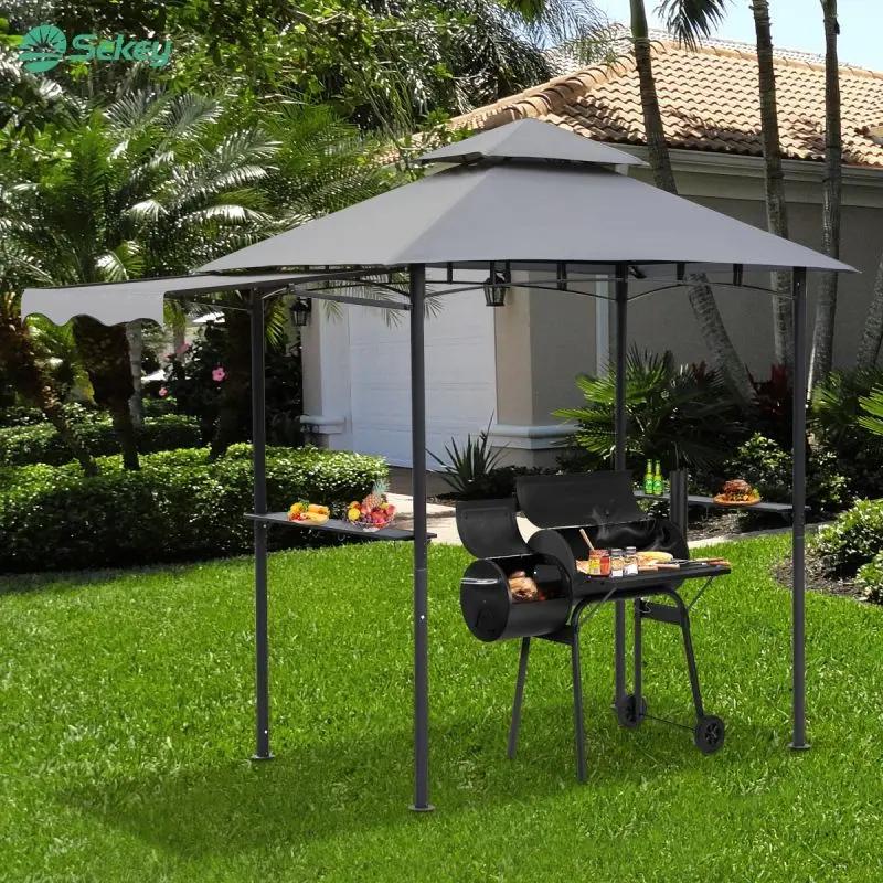 Sekey Grill Pavillon mit mit klappbaren Seitenteil 235 x 145cm Sekey