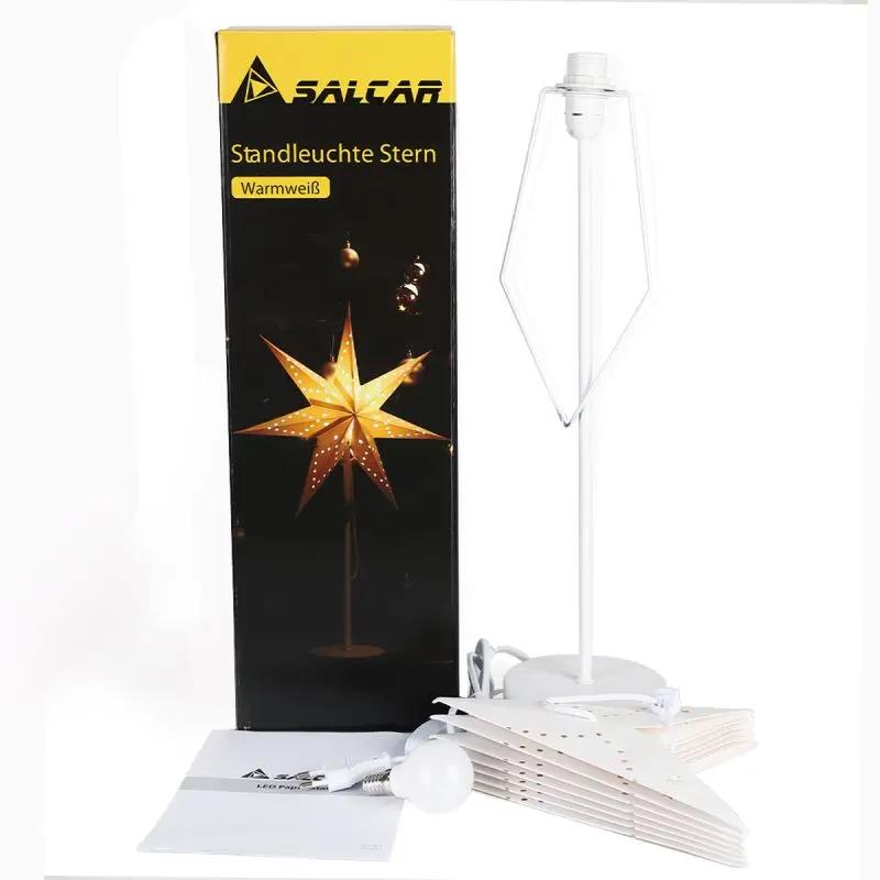 Salcar 35 cm / 55 cm LED Papierstern zum Stehen Salcar