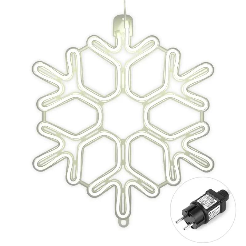Salcar 40 cm LED Schneeflocke Neonlicht Salcar