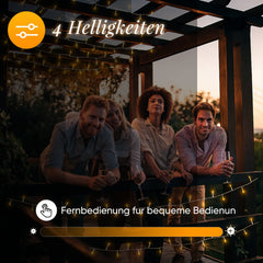 Salcar LED Lichterkette mit 5m/10m/15m/20m Länge – 50–300 LEDs, Fernbedienung, 8 Modi, Timer & IP44 Wasserdicht, für Weihnachtsdeko, Party, Hochzeit, Garten – Warmweiß Salcar