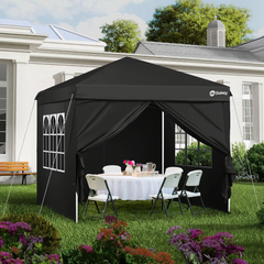 Sekey 3x3 m Faltpavillon mit 4 Seitenteilen